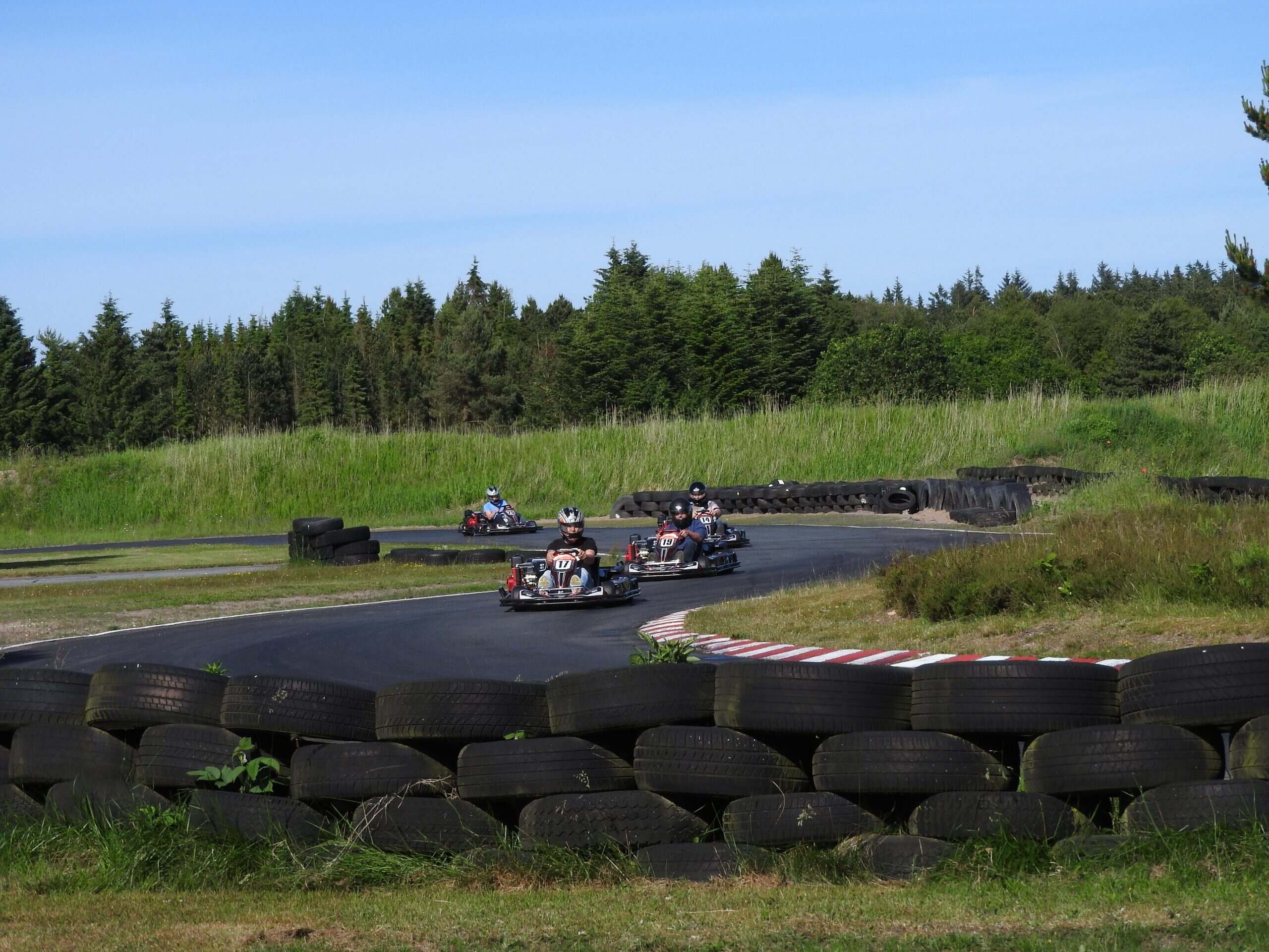 Gokart kørsel på Mou Gokart