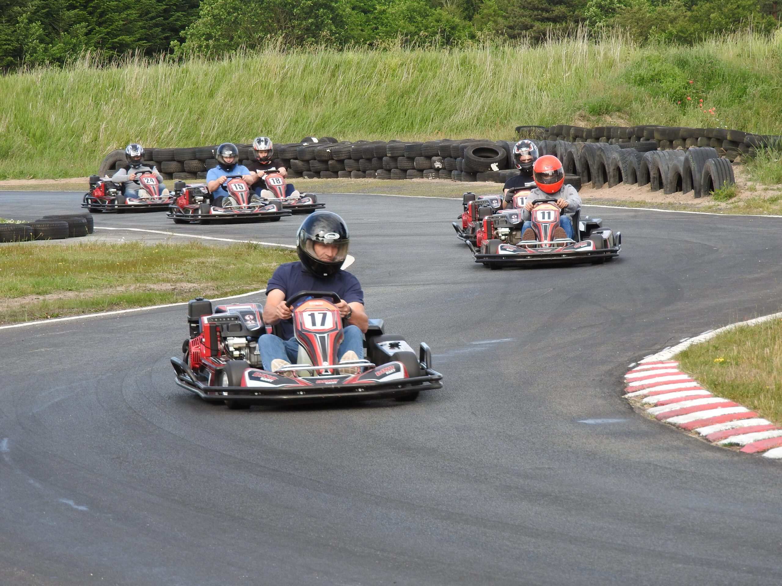 Gokart kørsel på Mou Gokart